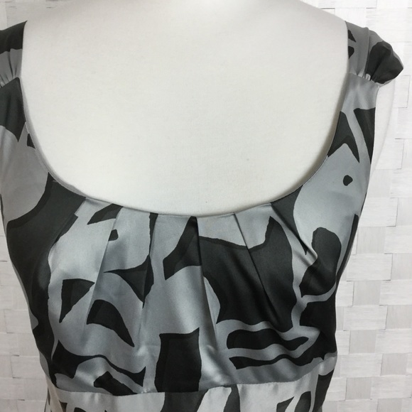 The Limited Silver/Gray patterned party dress SZ 4 - Picture 3 of 5